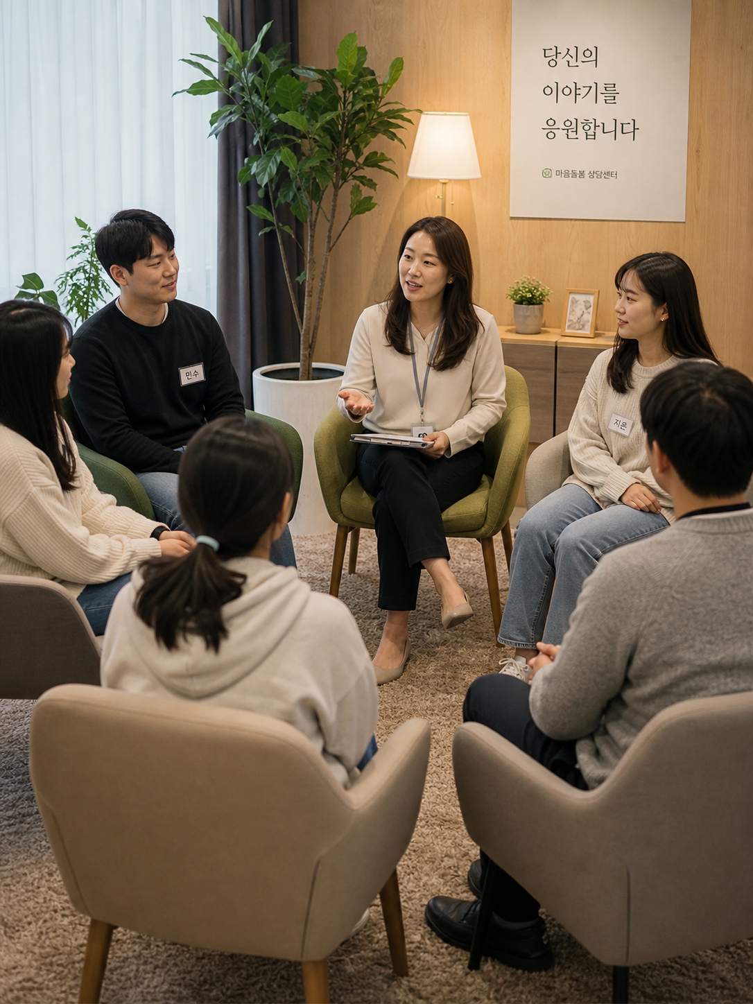 집단상담 이미지